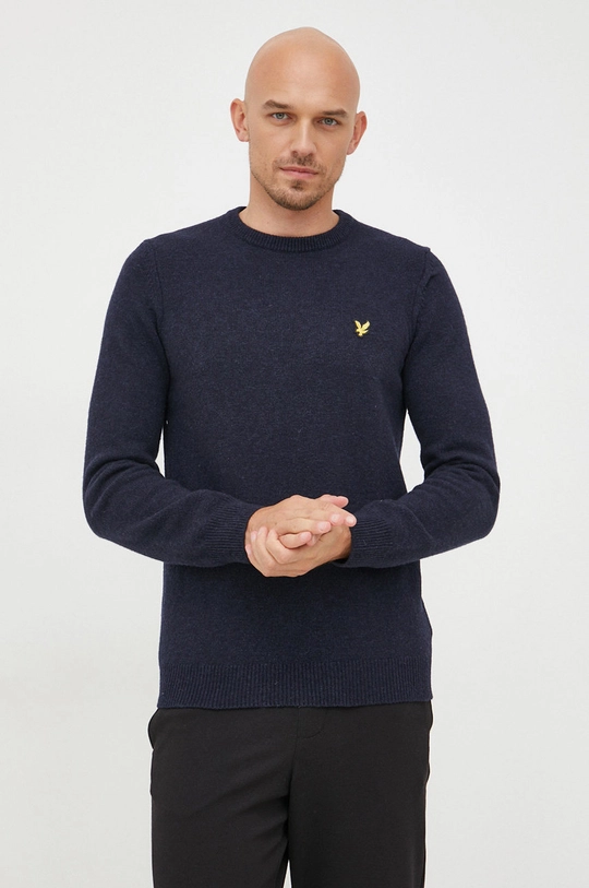 Lyle & Scott sweter wełniany 80 % Wełna, 20 % Poliamid