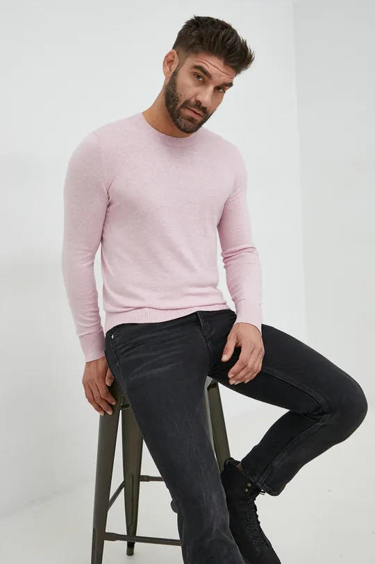 różowy GAP sweter Męski