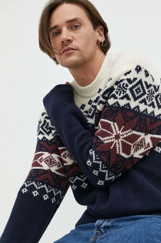 multicolor Abercrombie & Fitch sweter