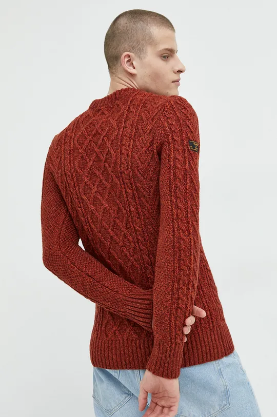 Superdry sweter z domieszką wełny 80 % Akryl, 20 % Wełna