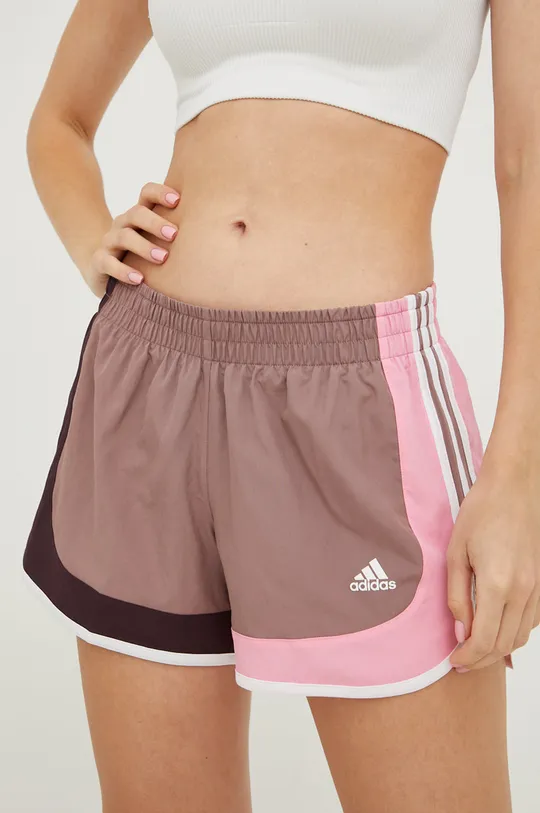 ljubičasta Kratke hlače za trčanje adidas Performance Marathon 20 Ženski
