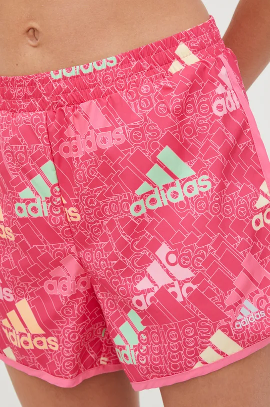 рожевий Шорти для бігу adidas Performance Brand Love