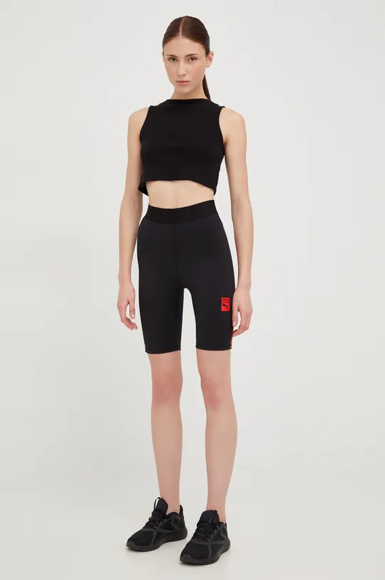 crna Kratke hlače za trening Puma X Vogue Ženski