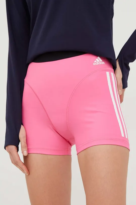 Kratke hlače za trening adidas Performance Hyperglam roza