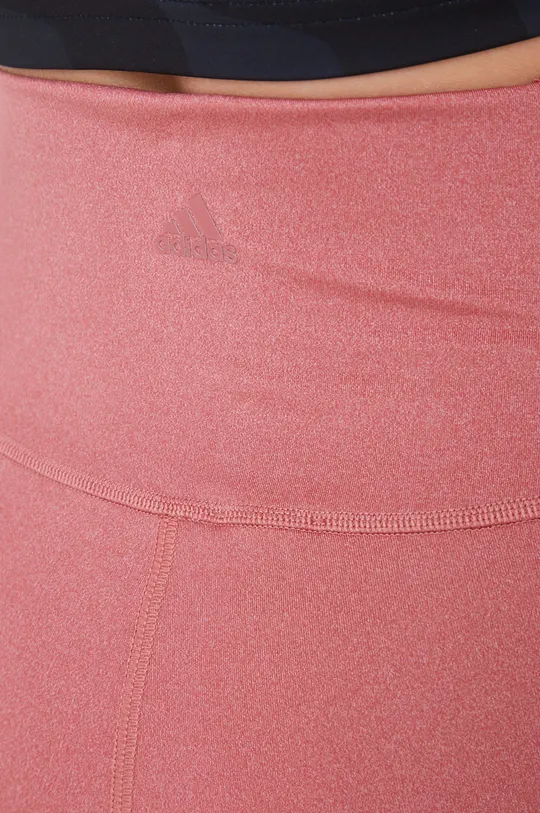oranžna Kratke hlače za jogo adidas Performance Studio Luxe Fire