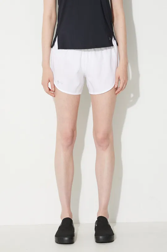 bijela Kratke hlače za trčanje Under Armour Fly By Elite Ženski