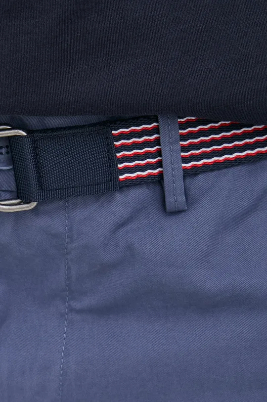 tmavomodrá Bavlnené šortky Tommy Hilfiger