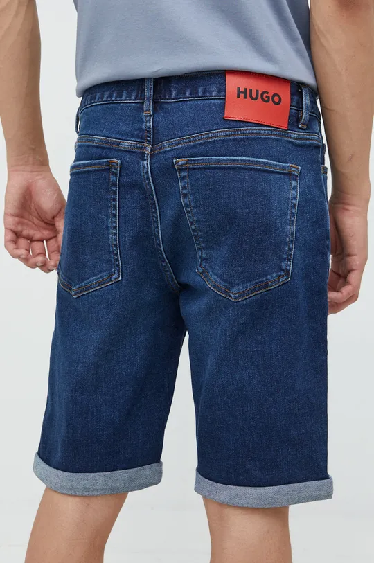 Jeans kratke hlače HUGO  99% Bombaž, 1% Elastan