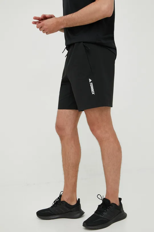 čierna Turistické šortky adidas TERREX Liteflex Pánsky