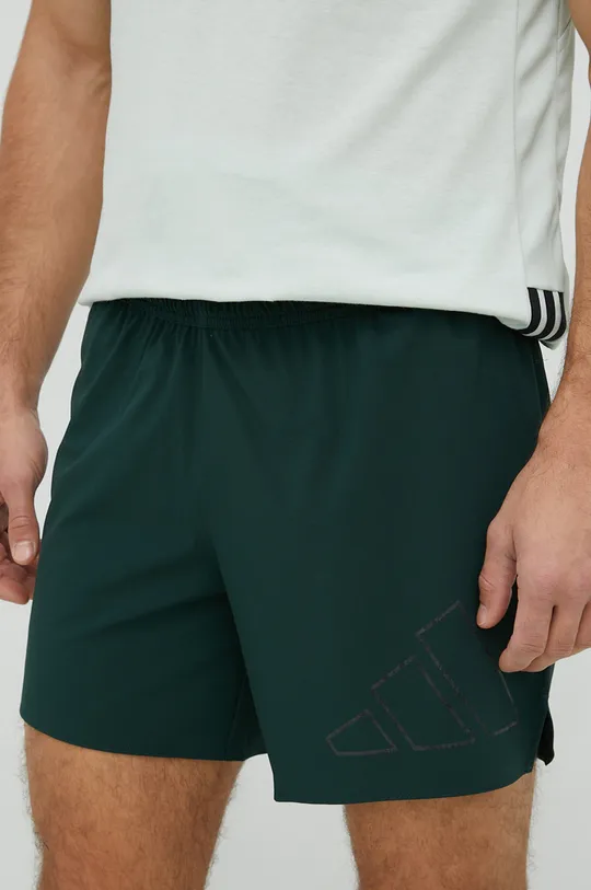 зелений Шорти для бігу adidas Performance Run Icons Чоловічий