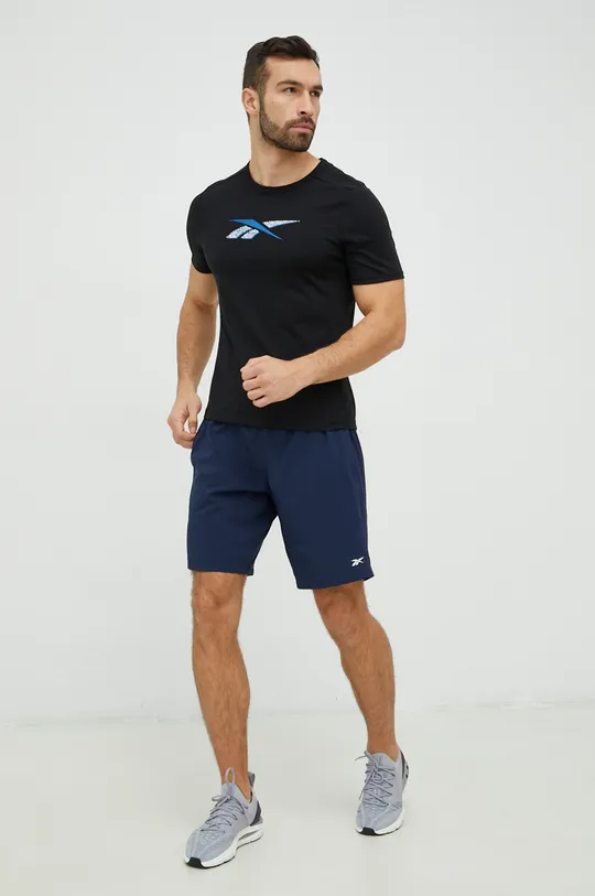 Σορτς προπόνησης Reebok Workout Ready σκούρο μπλε