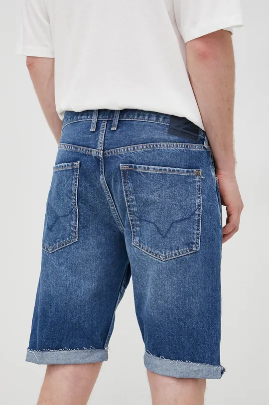 Pepe Jeans szorty jeansowe Materiał zasadniczy: 100 % Bawełna, Inne materiały: 65 % Poliester, 35 % Bawełna