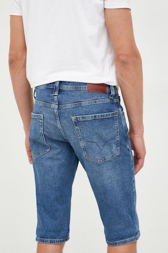 Pepe Jeans szorty jeansowe Materiał zasadniczy: 99 % Bawełna, 1 % Elastan, Podszewka kieszeni: 62 % Poliester, 38 % Bawełna