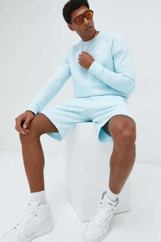 adidas Originals szorty bawełniane niebieski