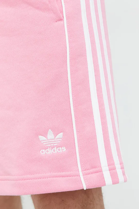 рожевий Бавовняні шорти adidas Originals