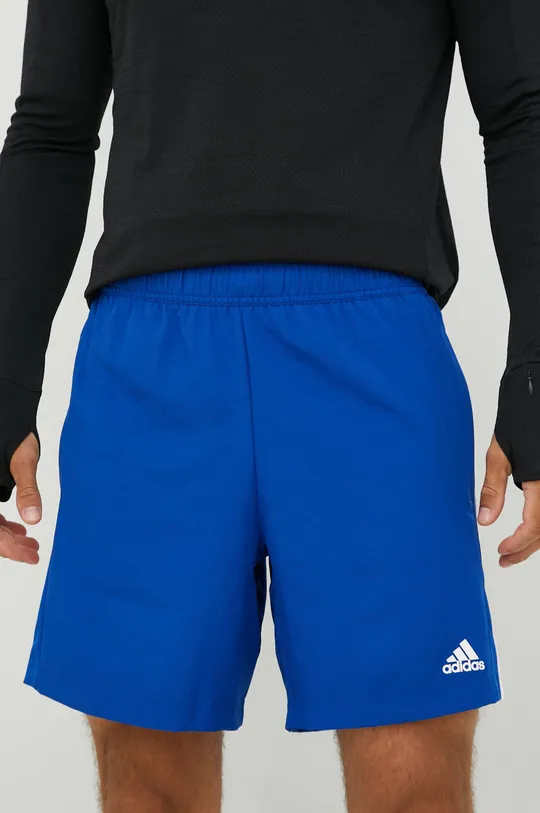 modrá Tréningové šortky adidas Performance Hiit 3s Pánsky