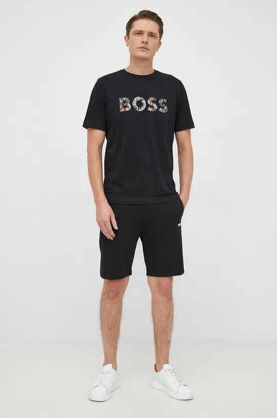 Σορτς BOSS Boss Athleisure μαύρο