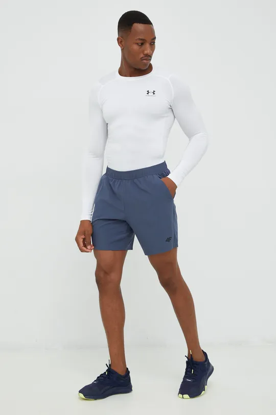 mornarsko modra Kratke hlače za vadbo 4F Moški