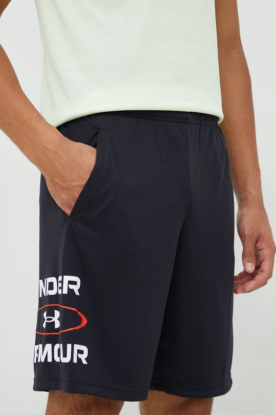 Σορτς προπόνησης Under Armour Tech Wordmark Graphic μαύρο