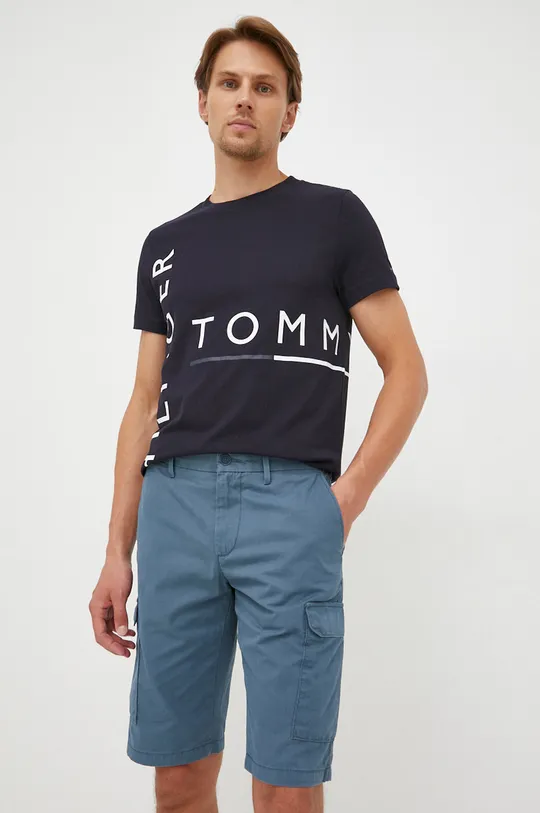 plava Pamučne kratke hlače Tommy Hilfiger Muški