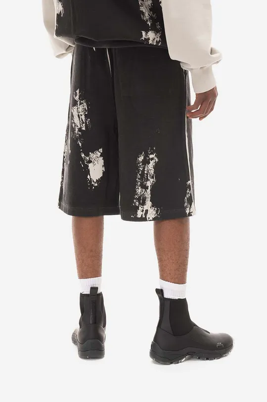 Памучен къс панталон A-COLD-WALL* Relaxed Studio Shorts ACWMB156 BLACK 100% памук