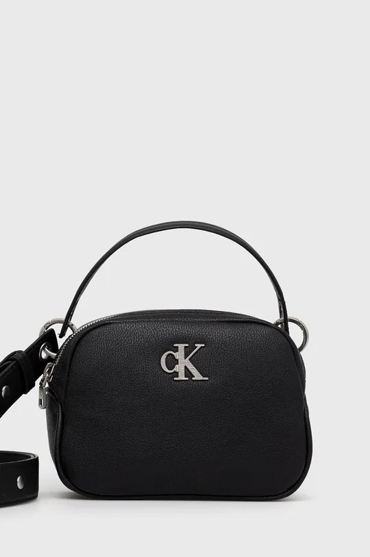 czarny Calvin Klein Jeans torebka Texture Camera Bag20 Damski