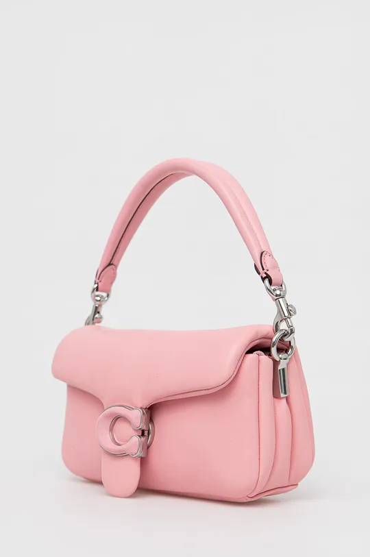 Кожаная сумочка Coach розовый