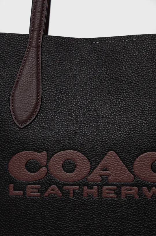 μαύρο Δερμάτινη τσάντα Coach
