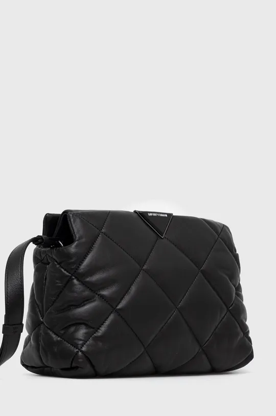 Кожаная сумочка Emporio Armani чёрный