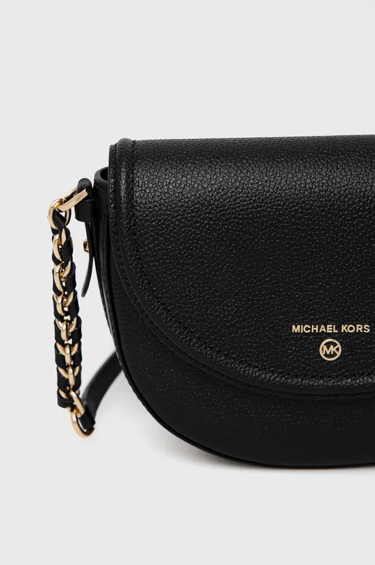 čierna Kožená kabelka MICHAEL Michael Kors