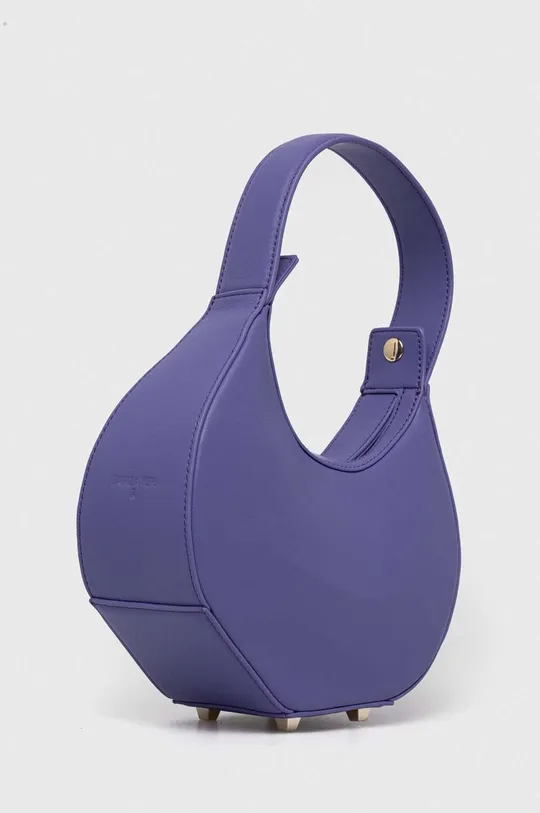 Кожаная сумочка Patrizia Pepe фиолетовой