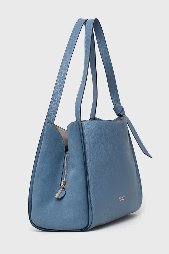 Кожаная сумочка Kate Spade голубой