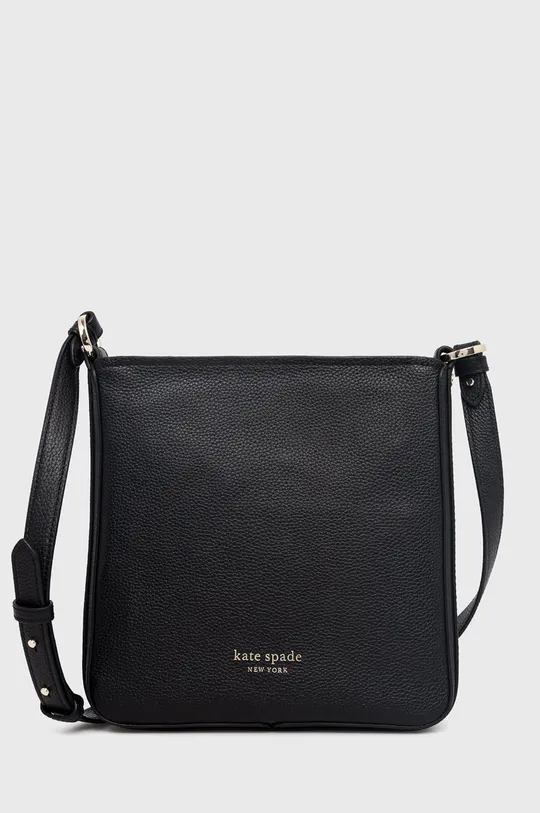 črna Usnjena torbica Kate Spade Ženski