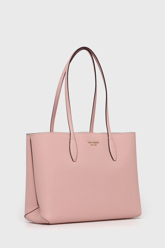 Usnjena torbica Kate Spade roza