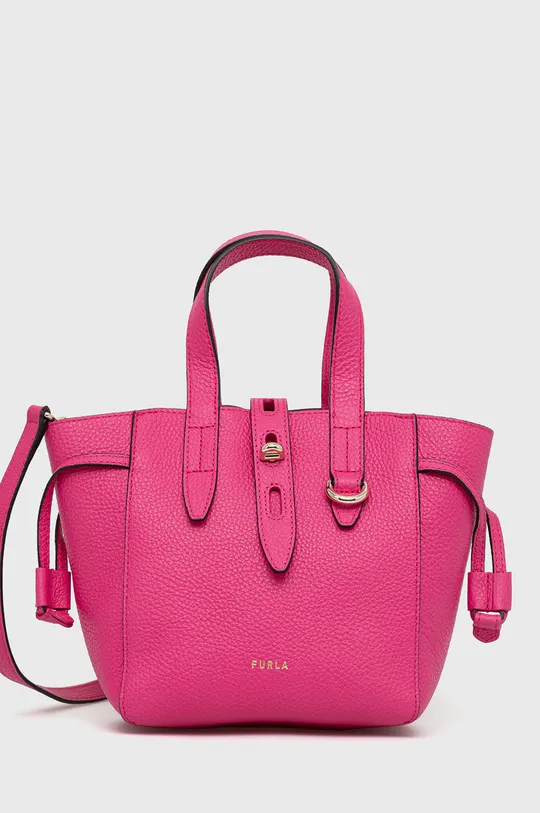 ροζ Δερμάτινη τσάντα Furla Γυναικεία