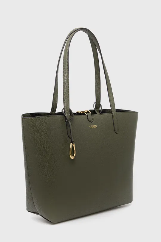 Двостороння сумочка Lauren Ralph Lauren зелений