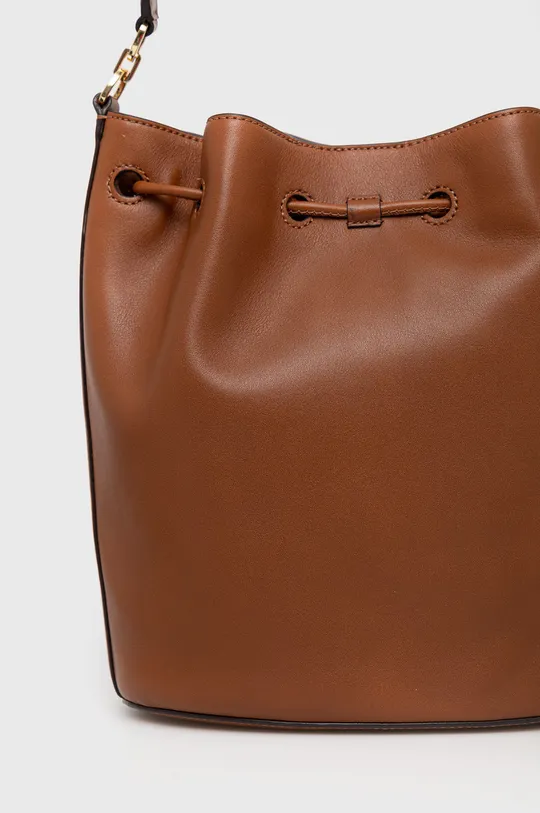 Kožna torba Lauren Ralph Lauren  Temeljni materijal: 100% Goveđa koža Postava: 100% Poliester