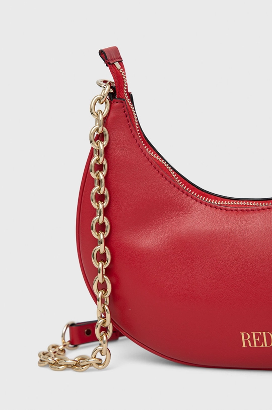 Δερμάτινη τσάντα Red Valentino κόκκινο