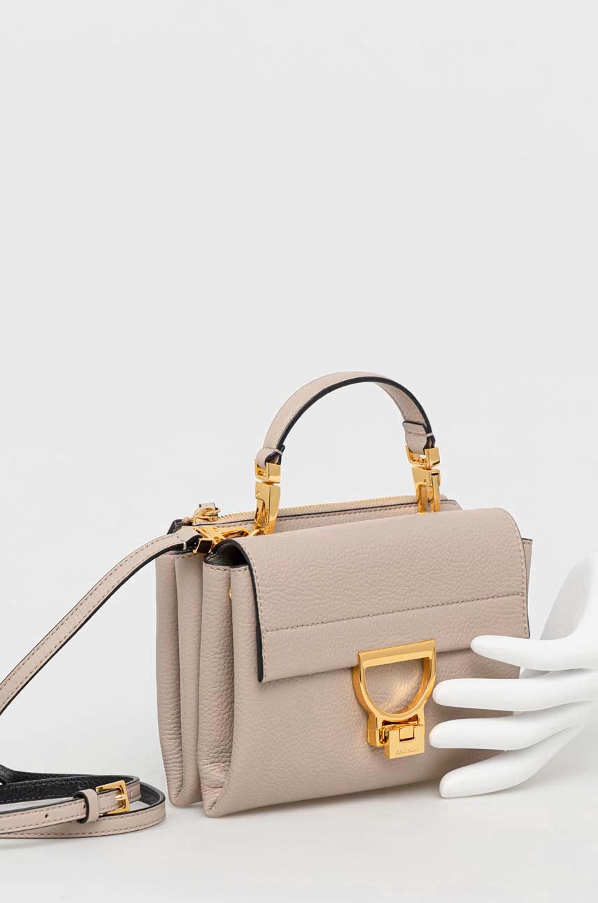 Кожаная сумочка Coccinelle цвет бежевый | ANSWEAR.ua