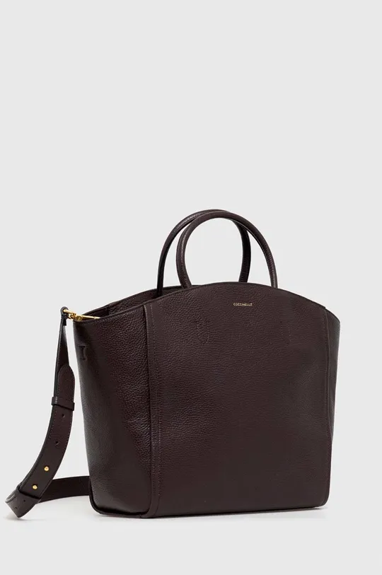 Кожаная сумочка Coccinelle коричневый