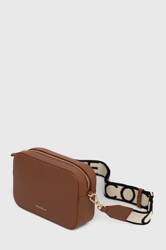 Кожаная сумочка Coccinelle коричневый