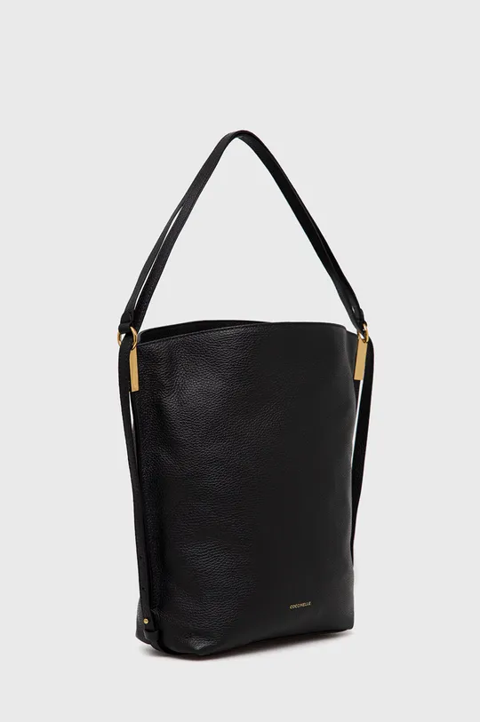 Кожаная сумочка Coccinelle чёрный