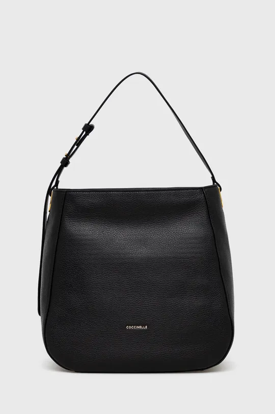 črna Usnjena torbica Coccinelle Ženski