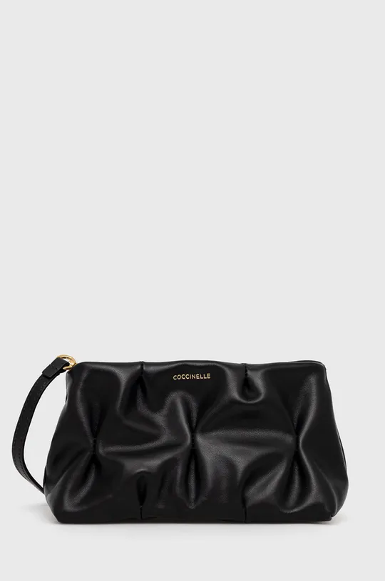 črna Usnjena večerna torbica Coccinelle Ženski
