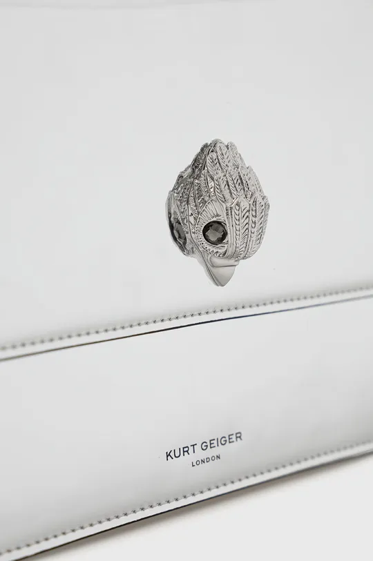 ασημί Δερμάτινη τσάντα Kurt Geiger London