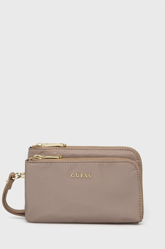 Guess kosmetyczka kolor beżowy | Answear.com