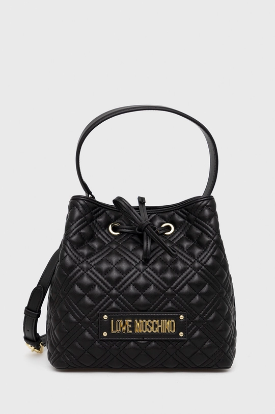 czarny Love Moschino torebka Damski