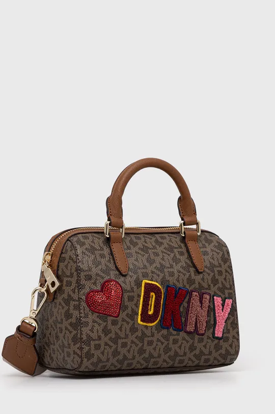 Τσάντα DKNY καφέ