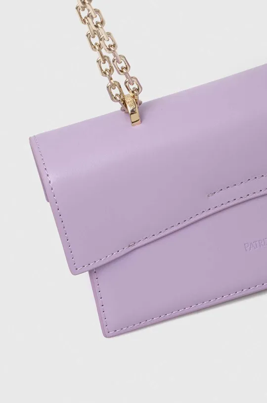 vijolična Usnjena torbica Patrizia Pepe