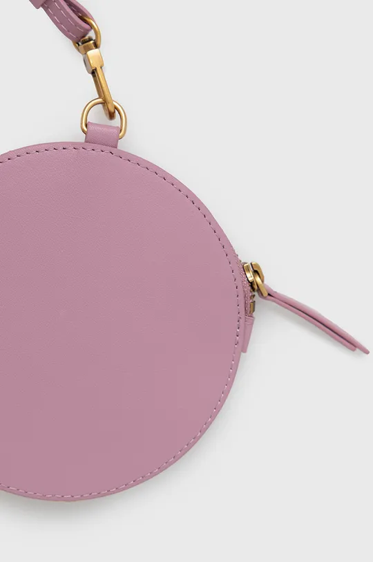 ροζ Δερμάτινο πορτοφόλι και θήκη καρτών Pinko